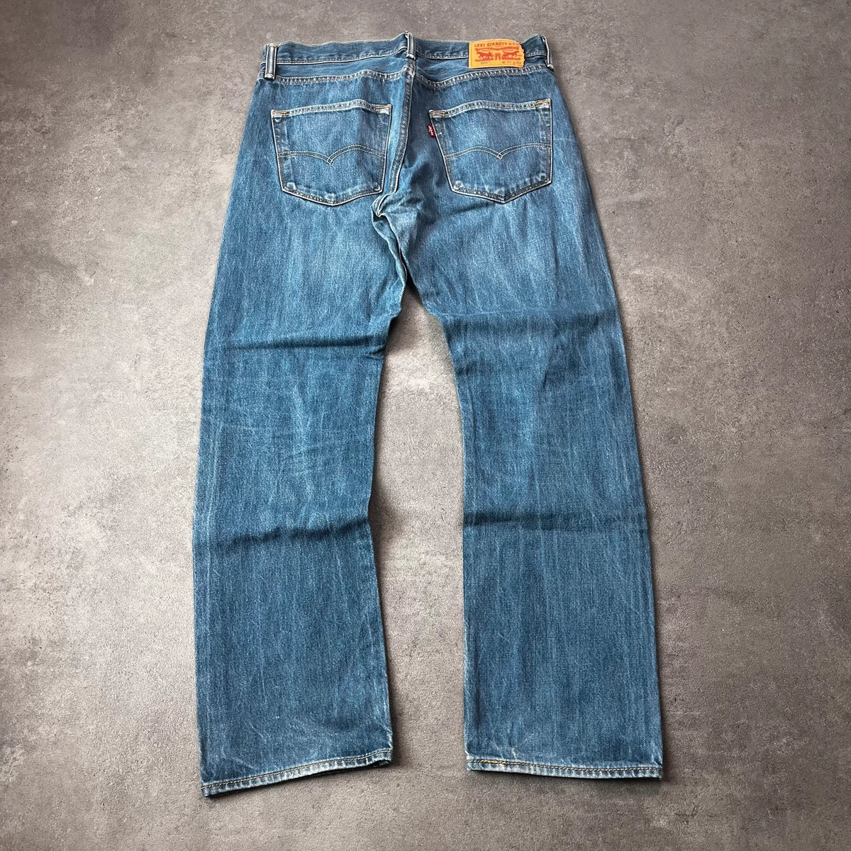 Vintage Levi's 501 Jeans Herren Straight W32 L30 Blau 2000s