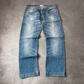 Vintage Levi's 501 Jeans Herren Straight W34 L30 Washed Blau 2000s