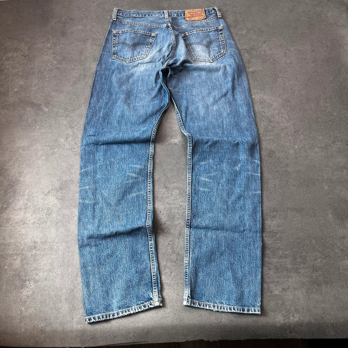 Vintage Levi's 501 Jeans Herren Straight W34 L34 Blau 2000s