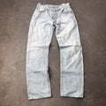 Vintage Levi's 501 Jeans Herren Straight W31 L32 Washed Hellblau 2000s