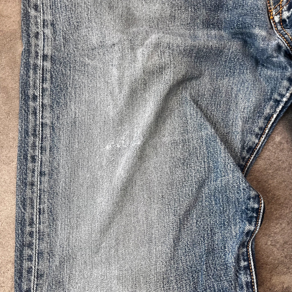 Vintage Levi's 501 Jeans Herren Straight W38 L34 Washed Hellblau 2000s