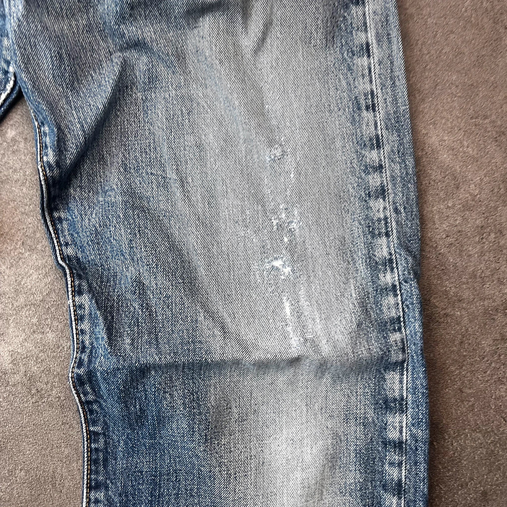 Vintage Levi's 501 Jeans Herren Straight W38 L34 Washed Hellblau 2000s