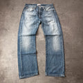 Vintage Levi's 501 Jeans Herren Straight W32 L30 Washed Blau 2000s