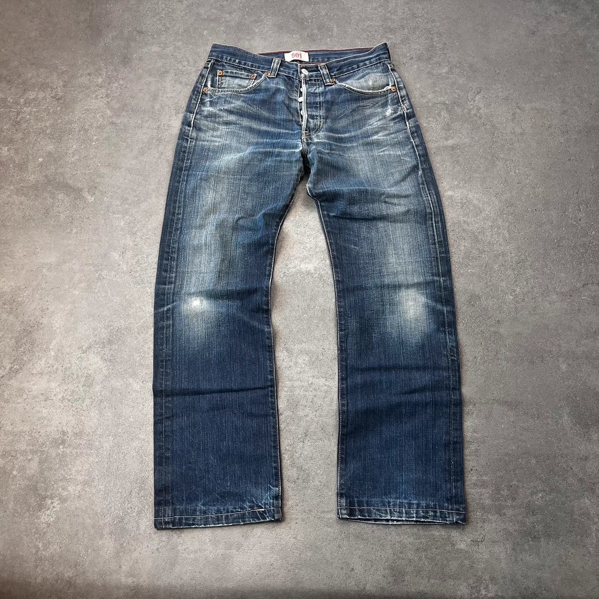 Vintage Levi's 501 Jeans Herren Straight W31 L30 Blau 1990s