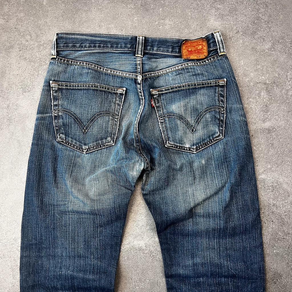 Vintage Levi's 501 Jeans Herren Straight W31 L30 Blau 1990s