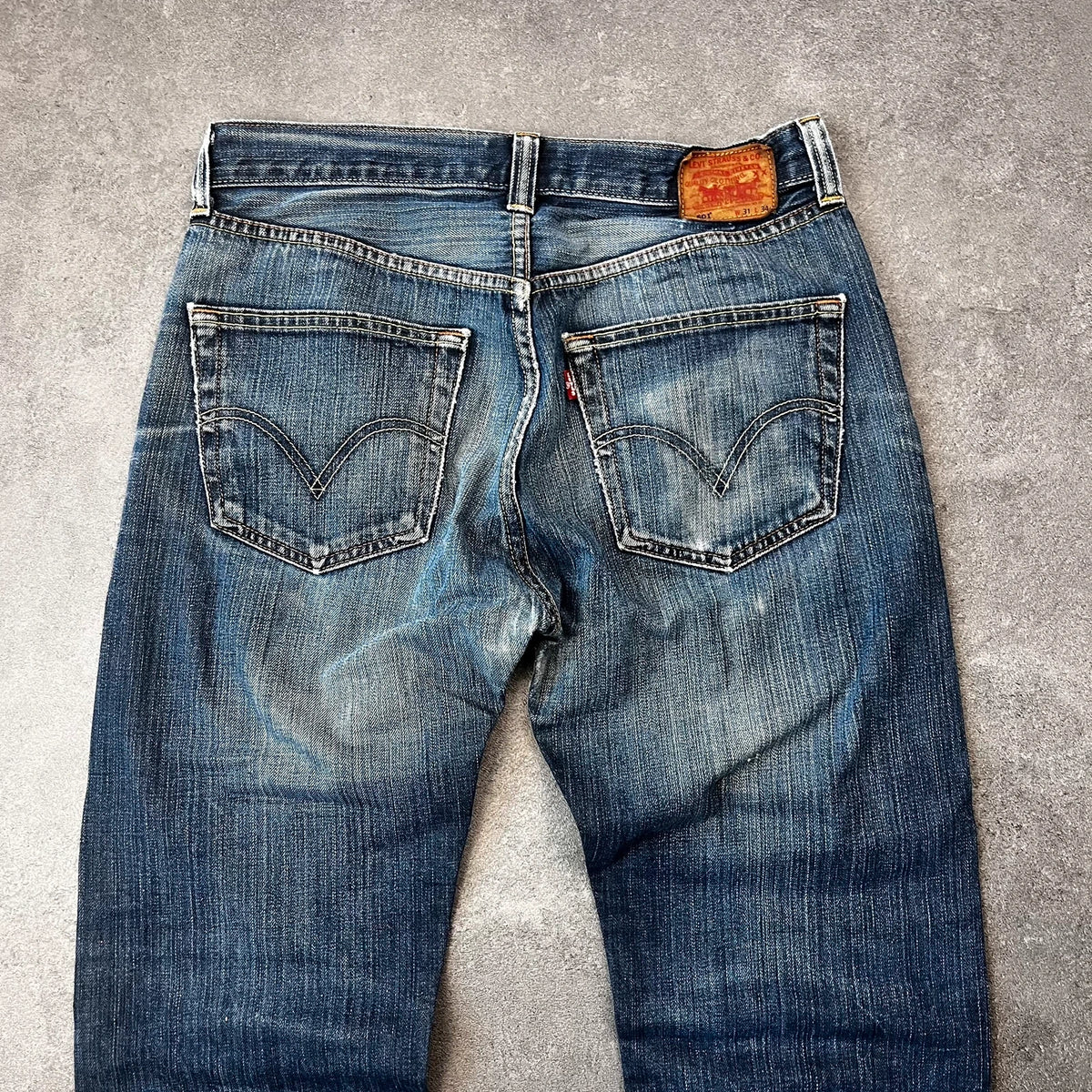 Vintage Levi's 501 Jeans Herren Straight W31 L30 Blau 1990s