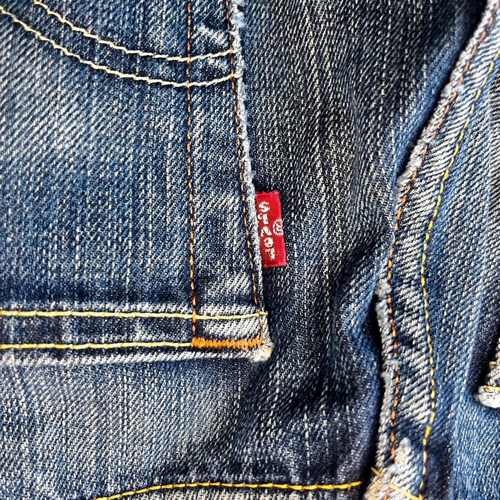 Vintage Levi's 501 Jeans Herren Straight W31 L30 Blau 1990s