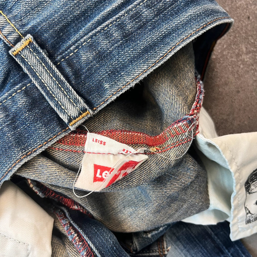 Vintage Levi's 501 Jeans Herren Straight W31 L30 Blau 1990s
