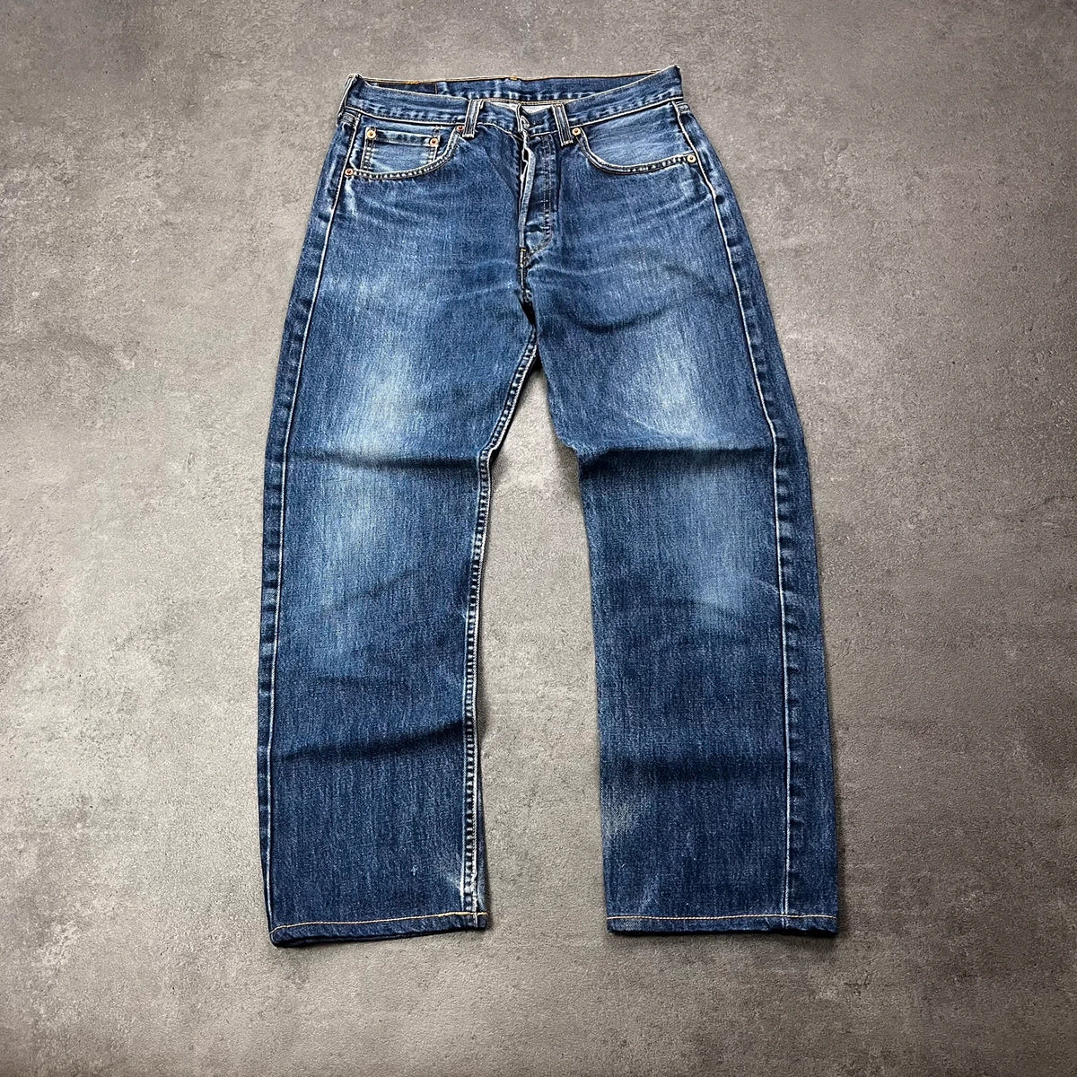 Vintage Levi's 501 Jeans Herren W30 L28 Vorderansicht