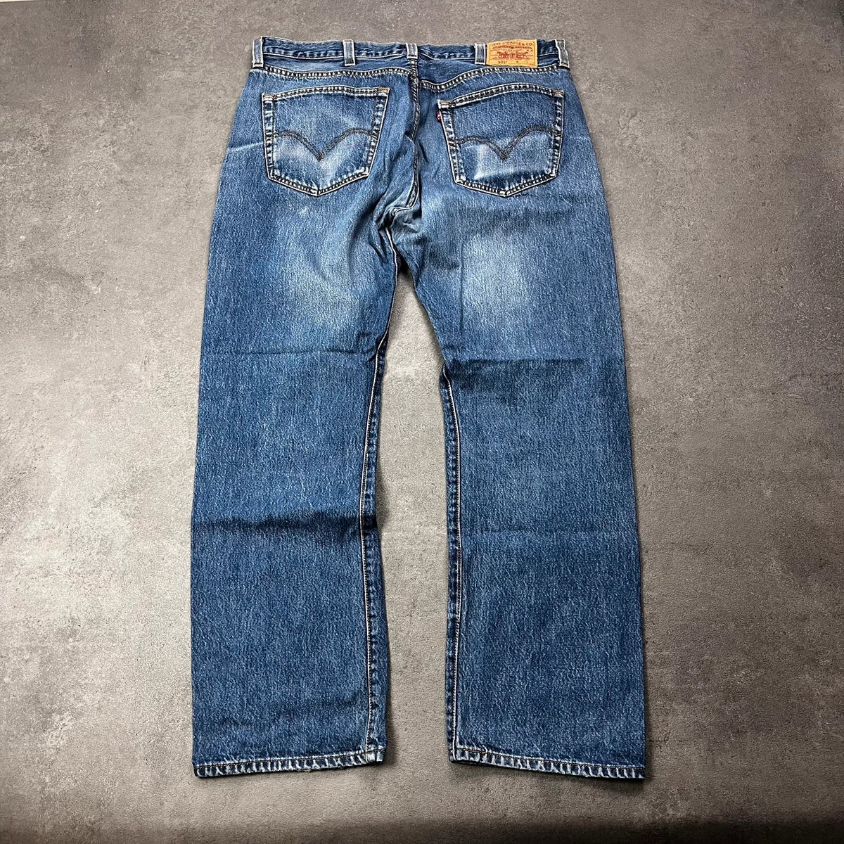 Vintage Levi's 501 Jeans Herren Straight W38 L32 Hellblau 2000s