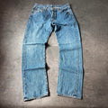 Vintage Levi's 501 Jeans Herren Straight W33 L32 Hellblau 2000s