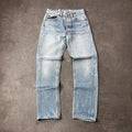 Vintage Levi's 501 Jeans Herren Straight W29 L30 Made in USA Hellblau 2000s