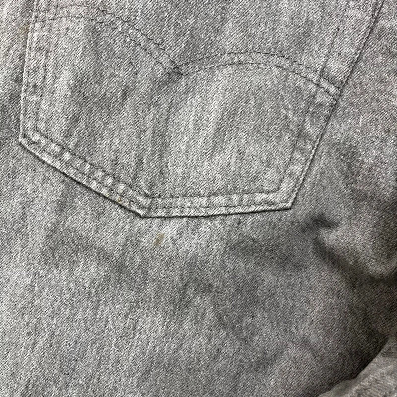 Vintage Levi's 501 Jeans Herren Straight W38 L32 Made in USA Grau 1980s