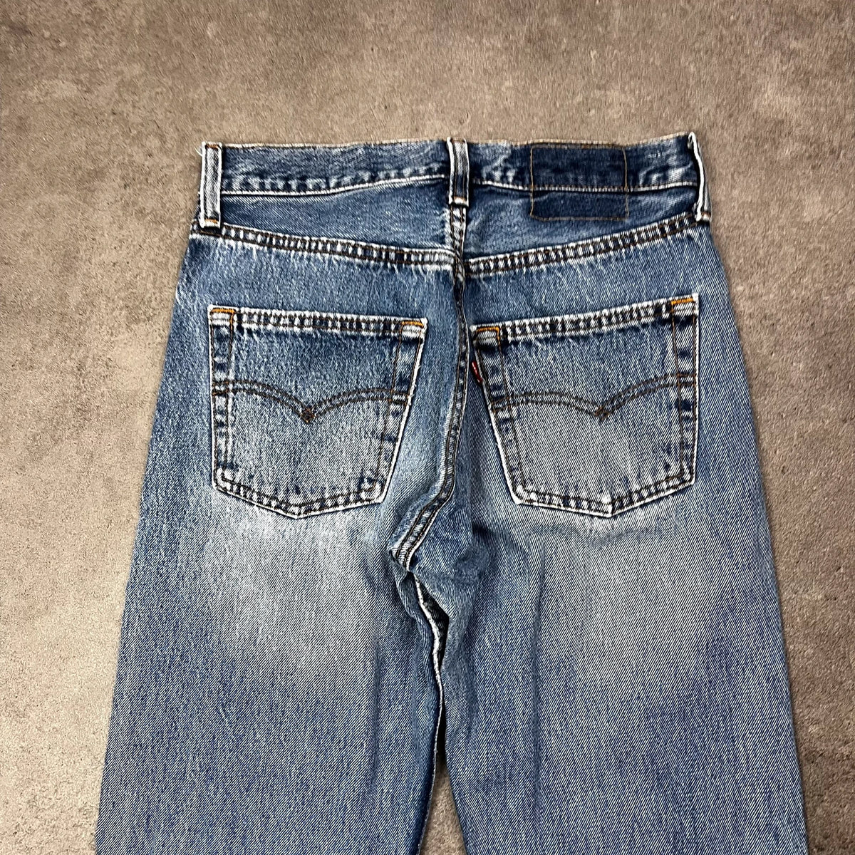Vintage Levi's 501 Jeans Herren Straight W28 L30 Made in USA Hellblau 2000s