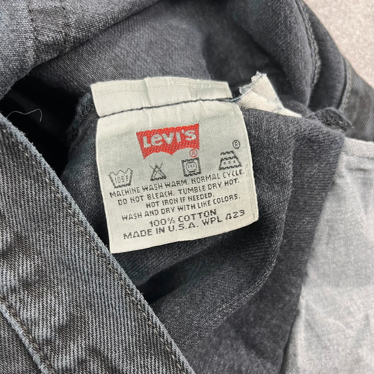 Vintage Levi's 501 Jeans Herren Straight W36 L32 Schwarz 2000s