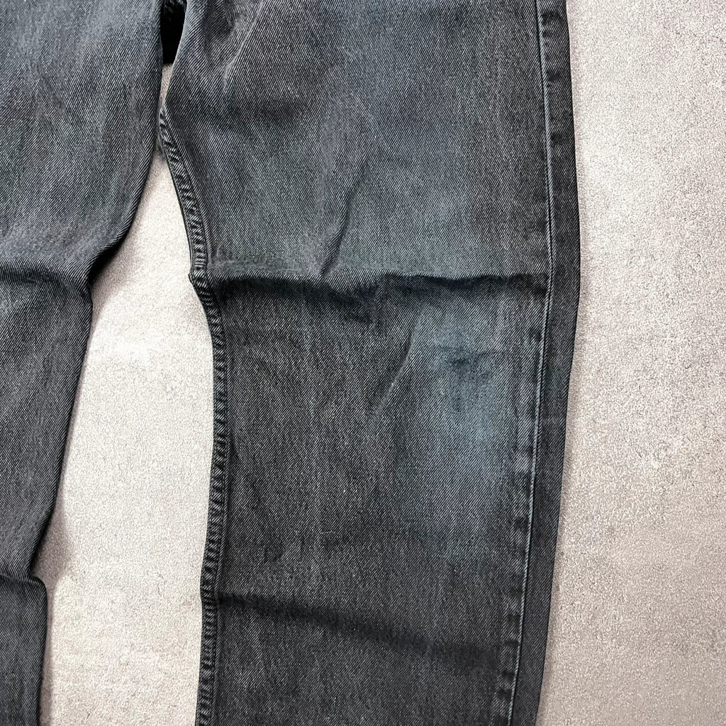 Vintage Levi's 501 Jeans Herren Straight W36 L32 Schwarz 2000s