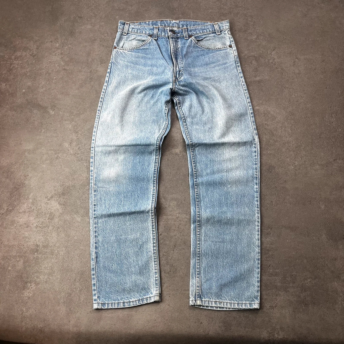 Vintage Levi's White Label Jeans Herren W34 L30 Made in USA Hellblau 1980s