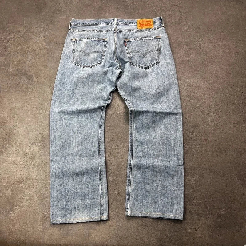 Vintage Levi's 501 Jeans Herren W36 L30 Rückansicht