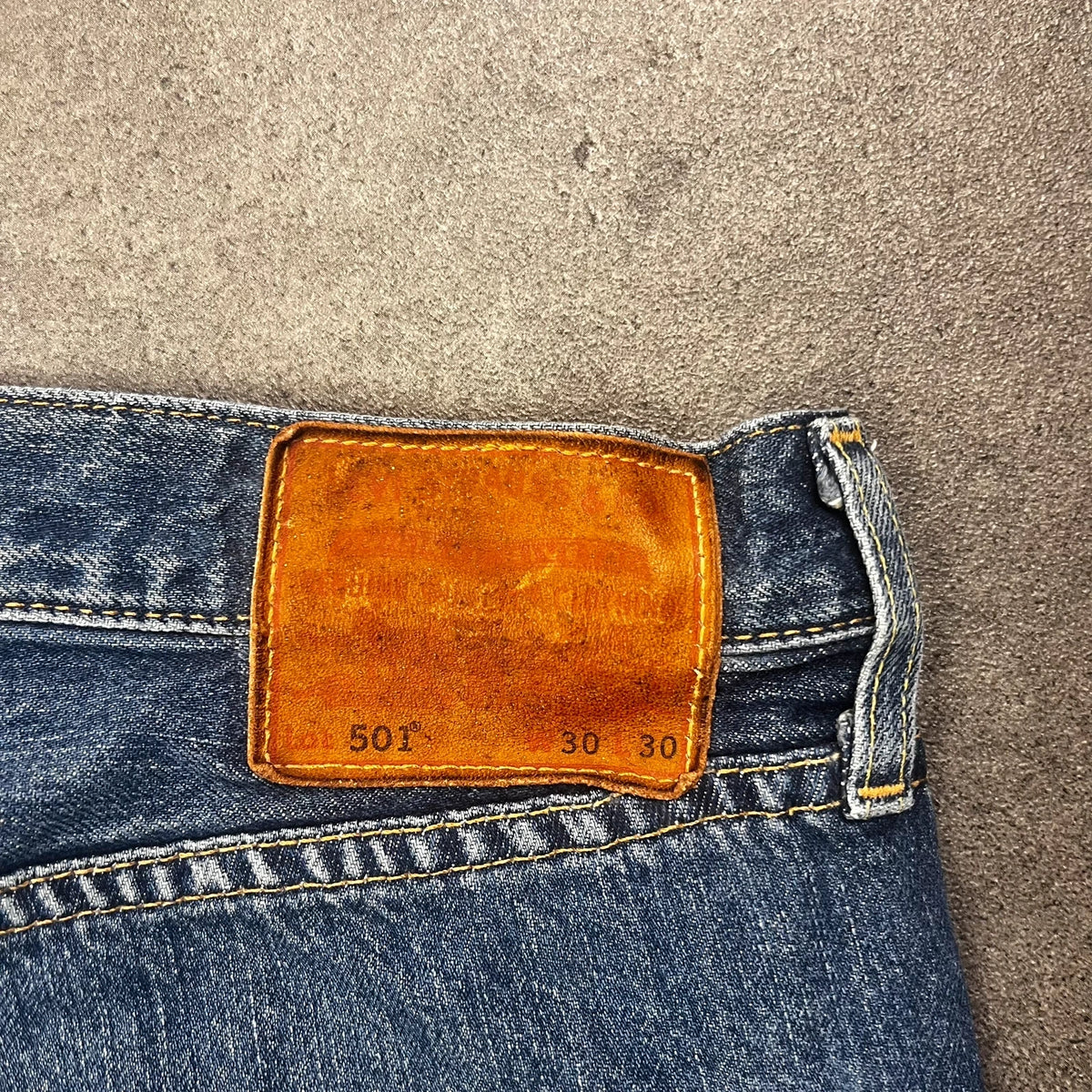 Vintage Levi's 501 Jeans Herren Straight W30 L30 Blau 2000s