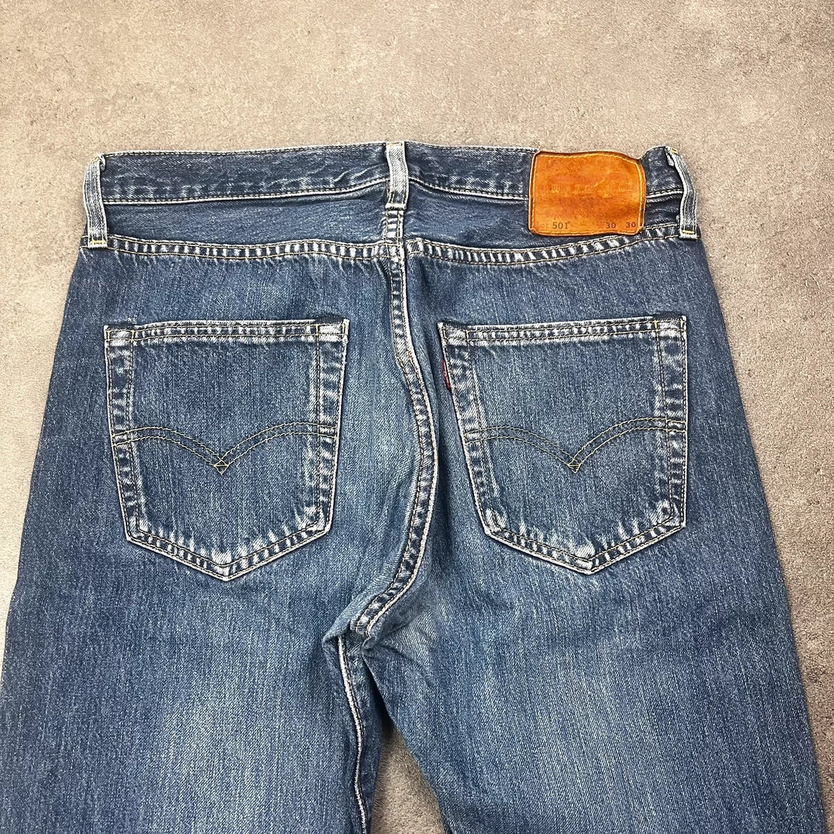 Vintage Levi's 501 Jeans Herren Straight W30 L30 Blau 2000s
