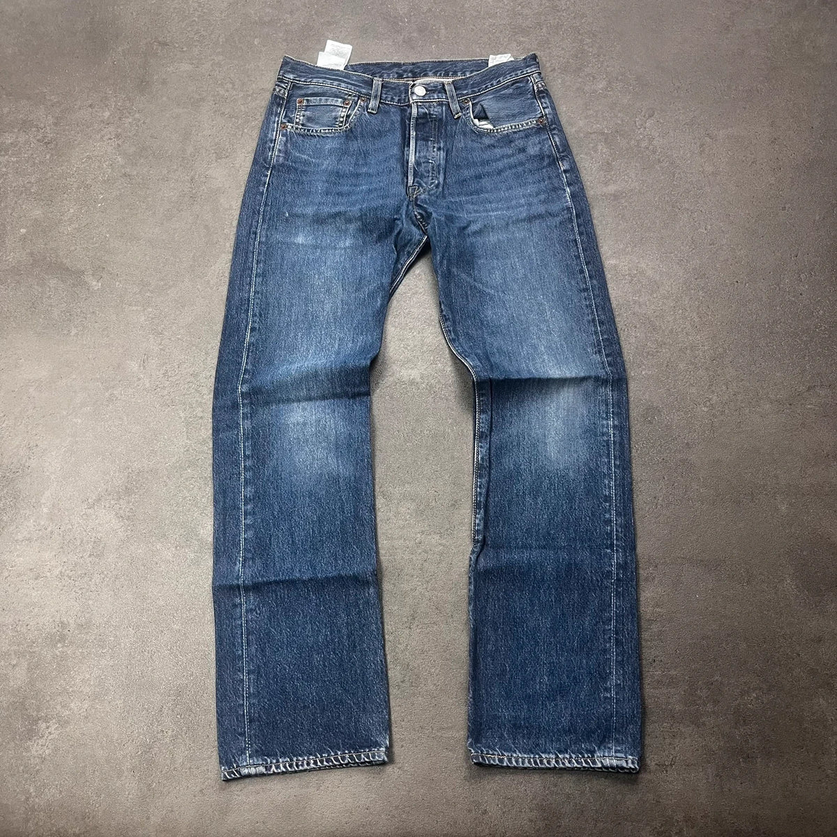 Vintage Levi's 501 Jeans Herren Straight W30 L30 Blau 2000s