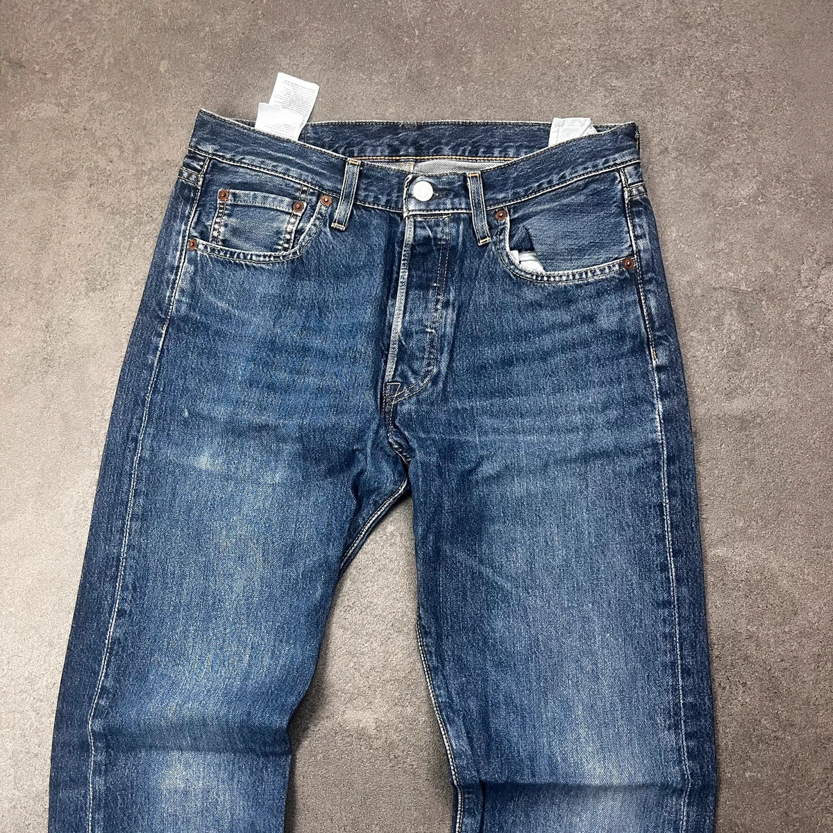 Vintage Levi's 501 Jeans Herren Straight W30 L30 Blau 2000s