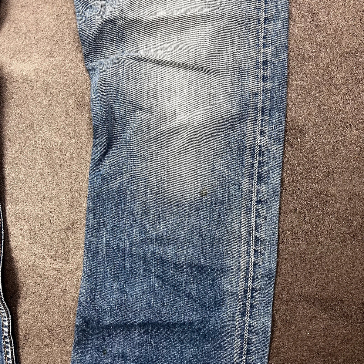 Vintage Levi's 512 Bootcut Jeans Herren W31 L36 Heavy Distressed Blau 2000s