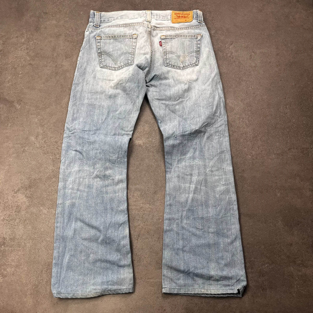 Vintage Levi's 512 Bootcut Jeans W32 L32 Hell Washed – Ansicht 2