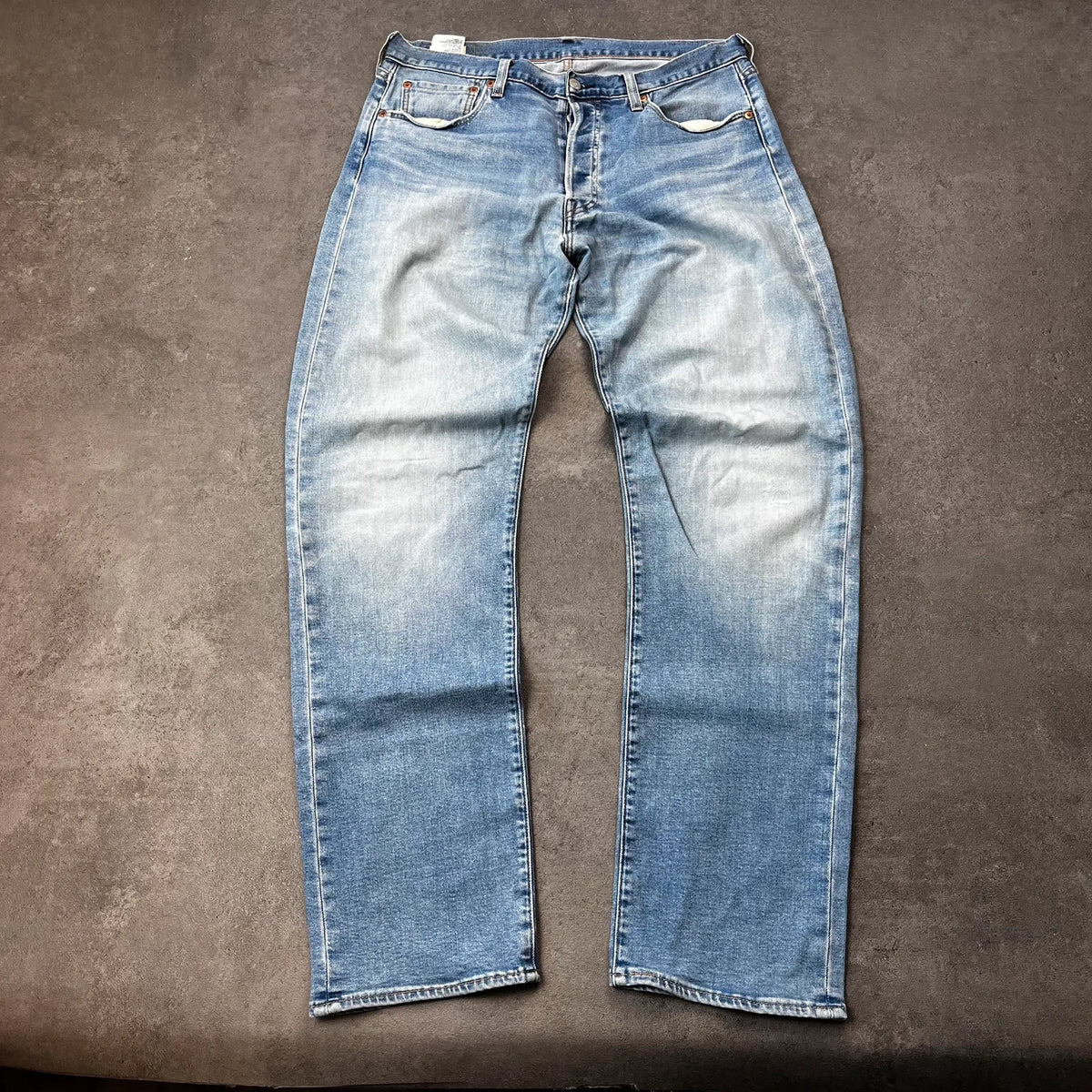 Vintage Levi's 501 Jeans W34 L34 Hellblau Straight Fit
