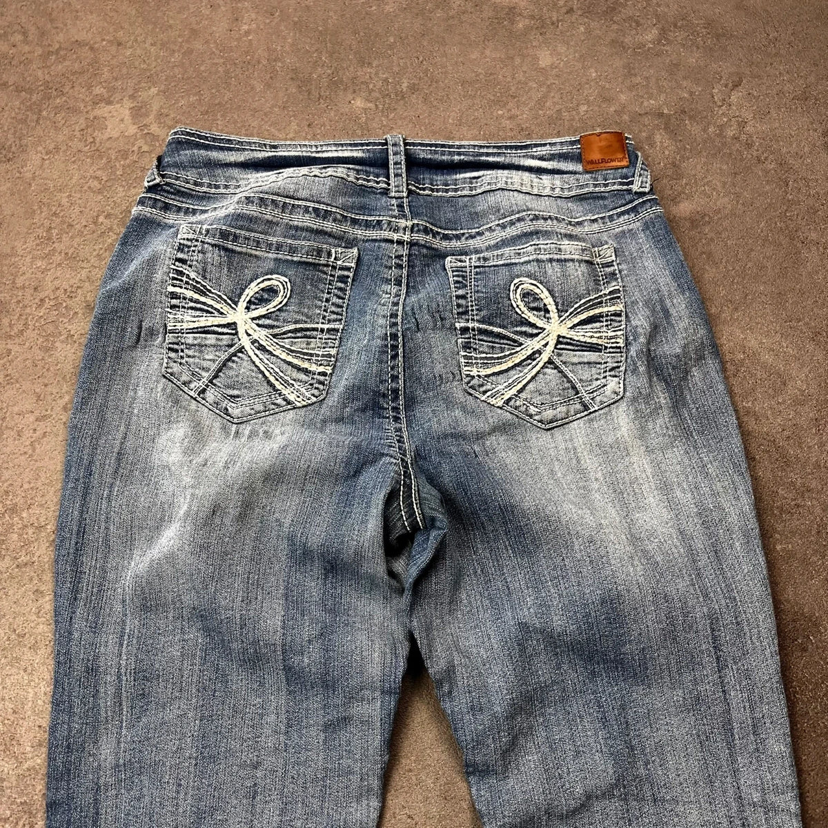 Vintage Wallflower Jeans Damen Bootcut Gr. L Blau Y2K
