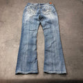 Vintage Wallflower Jeans Damen Bootcut Gr. L Blau Y2K
