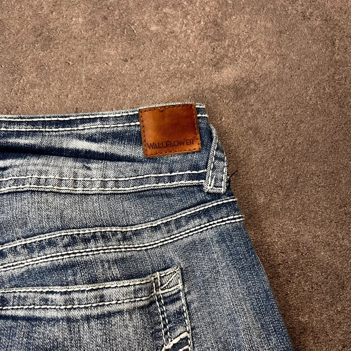 Vintage Wallflower Jeans Damen Bootcut Gr. L Blau Y2K