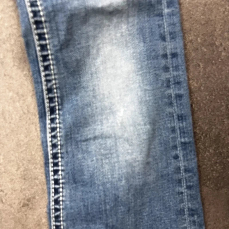 Vintage Grace in LA Bootcut Jeans Damen Gr. XXS Blau mit Stickerei – Ansicht 8
