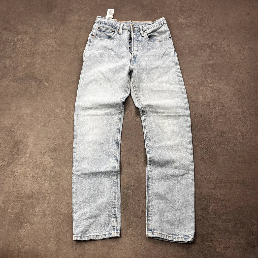 Vintage Levi's 501 Jeans Damen W26 L28 Hellblau Straight