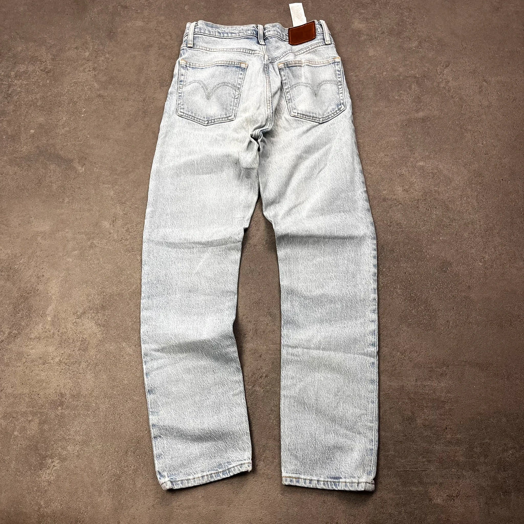 Vintage Levi's 501 Jeans Damen W26 L28 Hellblau Straight – Ansicht 2