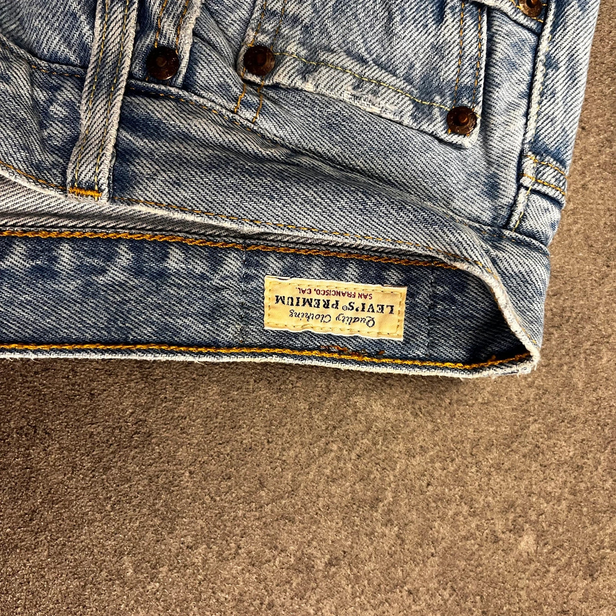 Vintage Levi's 501 Jeans W29 L32 Hellblau Straight Fit – Ansicht 6