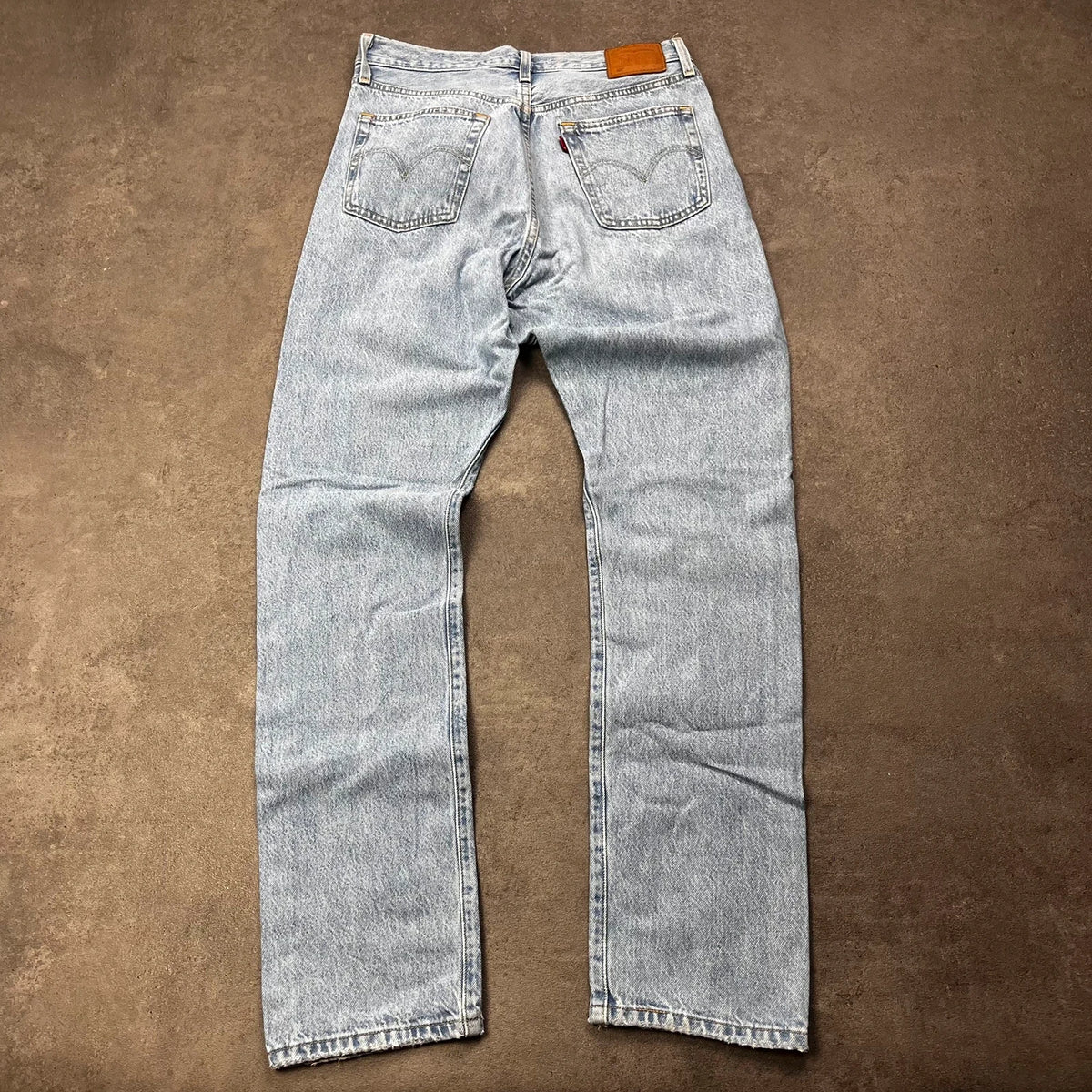 Vintage Levi's 501 Jeans W29 L32 Hellblau Straight Fit – Ansicht 2