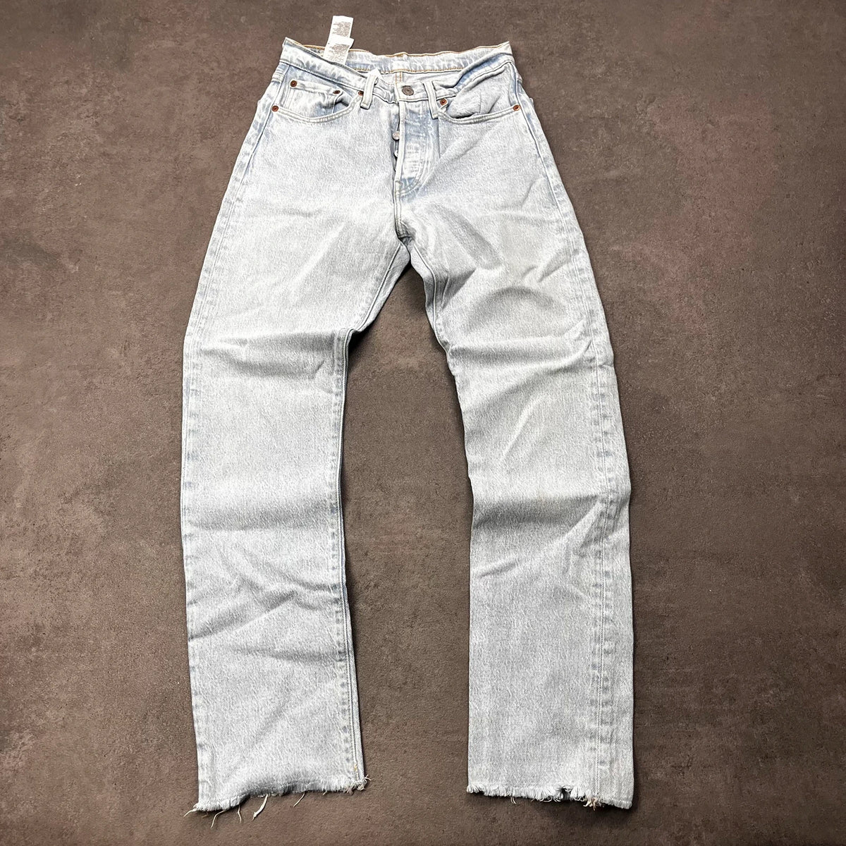 Vintage Levi's 501 Jeans Damen W26 L30 Hellblau Straight