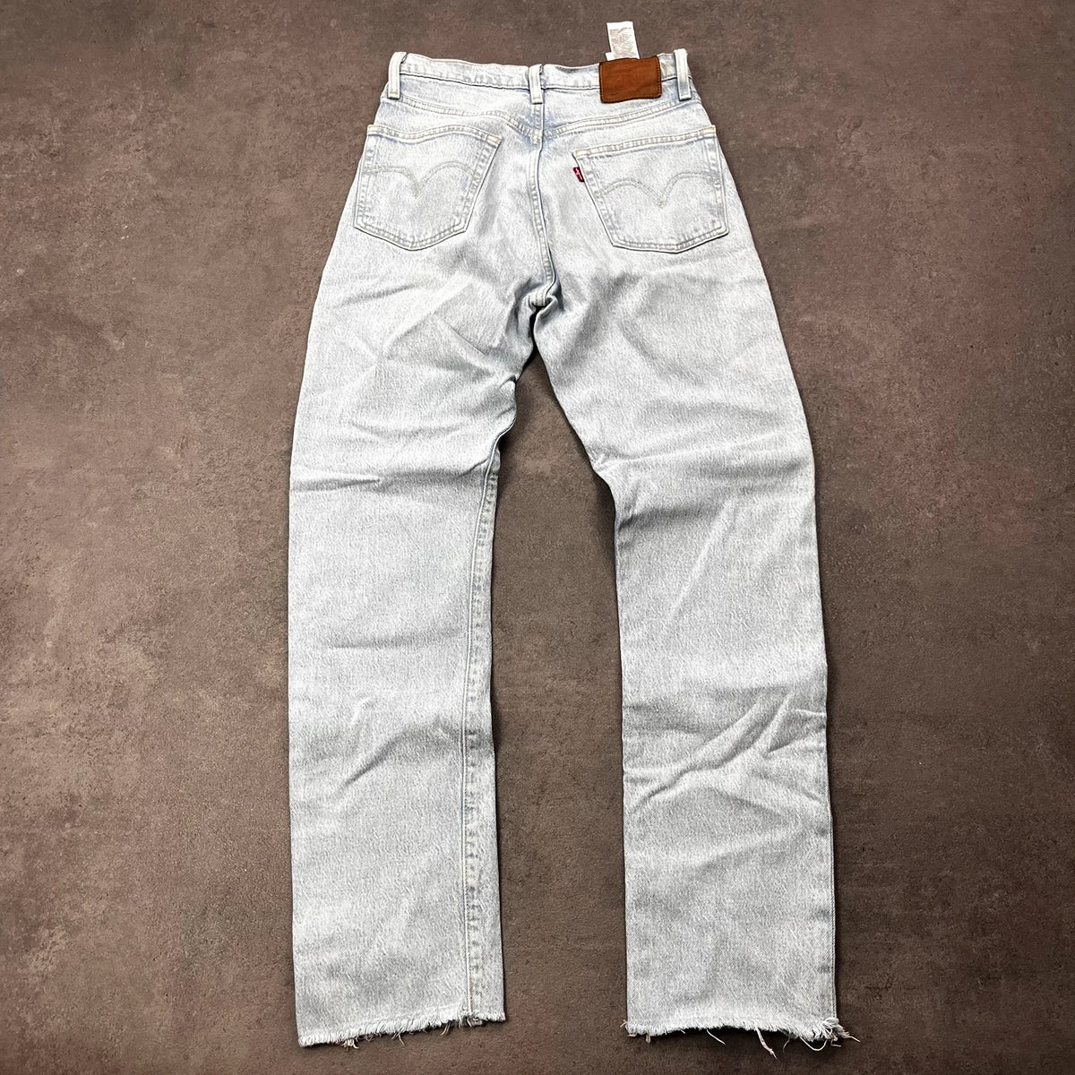 Vintage Levi's 501 Jeans Damen W26 L30 Hellblau Straight – Ansicht 2