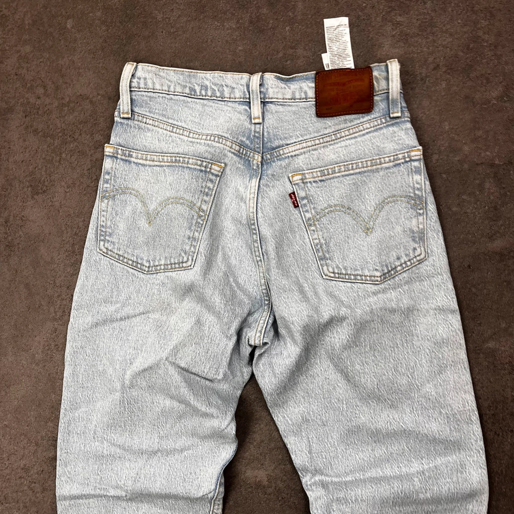 Vintage Levi's 501 Jeans Damen W26 L30 Hellblau Straight – Ansicht 4