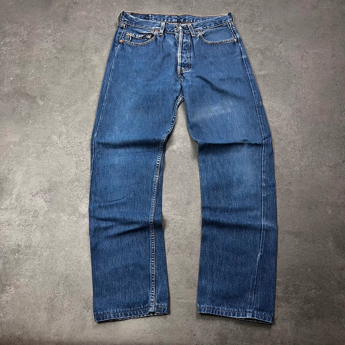 Vintage Levi's 501 Jeans Herren Straight Fit W33 L30 Blau