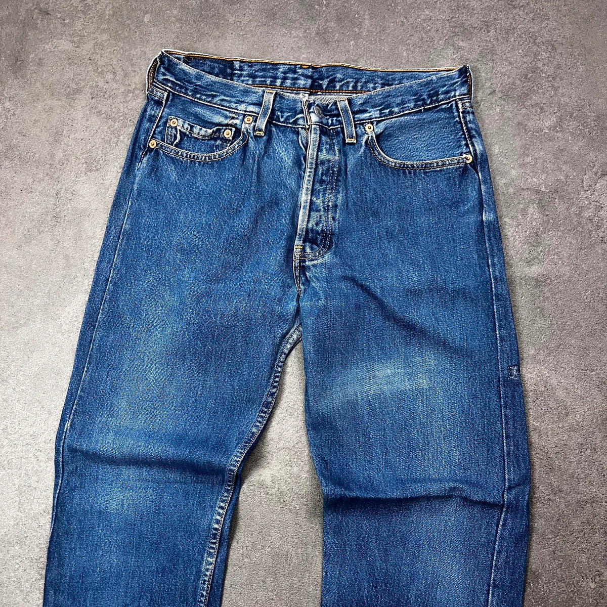Vintage Levi's 501 Jeans Herren Straight Fit W33 L30 Blau – Ansicht 3