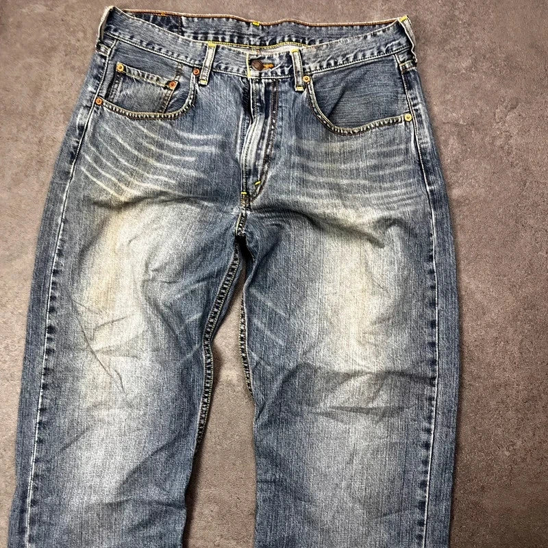 Vintage Levi's 512 Bootcut Jeans Herren W36 L28 Heavy Washed – Ansicht 3