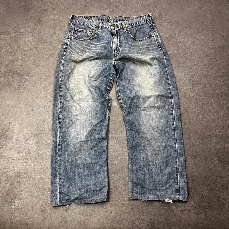 Vintage Levi's 512 Bootcut Jeans Herren W36 L28 Heavy Washed