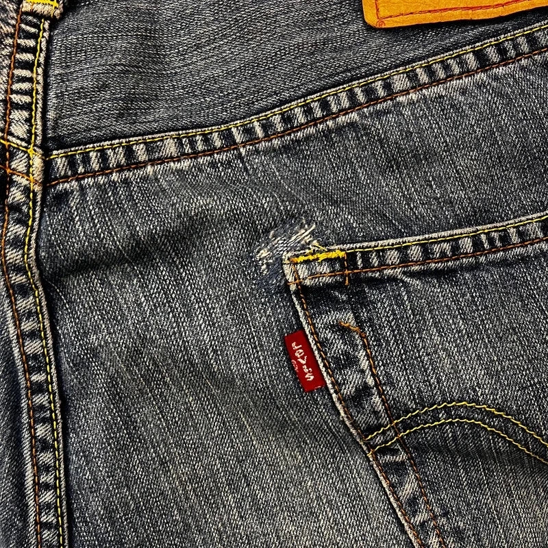 Vintage Levi's 512 Bootcut Jeans Herren W36 L28 Heavy Washed – Ansicht 6
