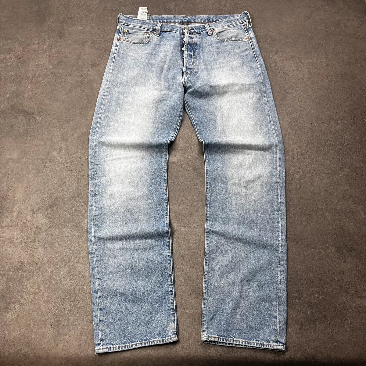 Vintage Levi's 501 Jeans W36 L34 Hellblau Straight Fit