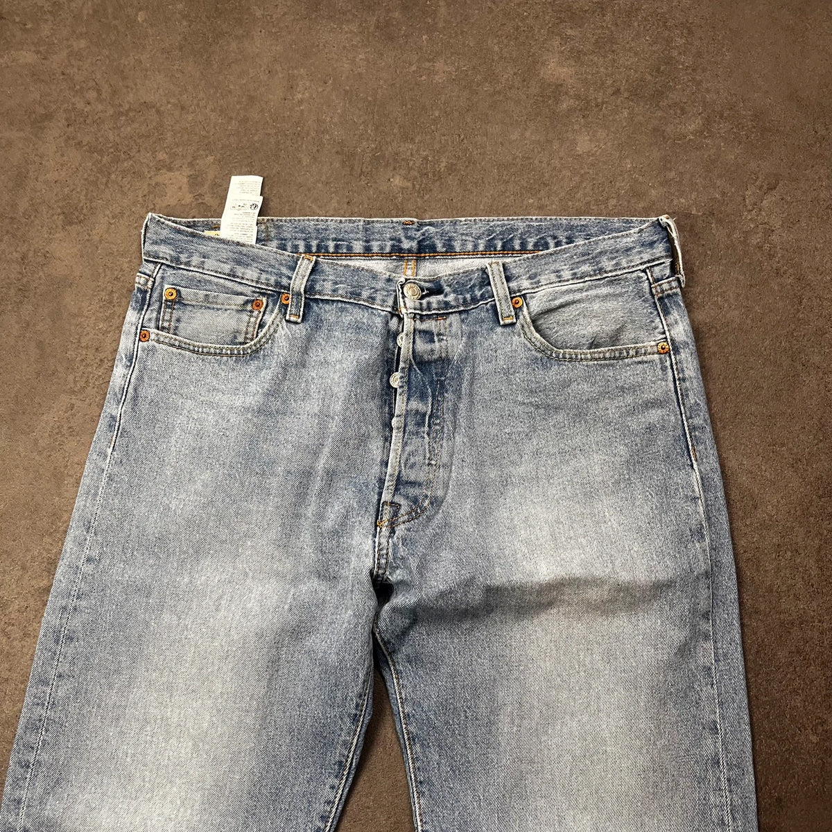 Vintage Levi's 501 Jeans W36 L34 Hellblau Straight Fit – Ansicht 3