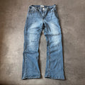 Vintage Angels Bootcut Jeans Damen Gr. M Blau Washed