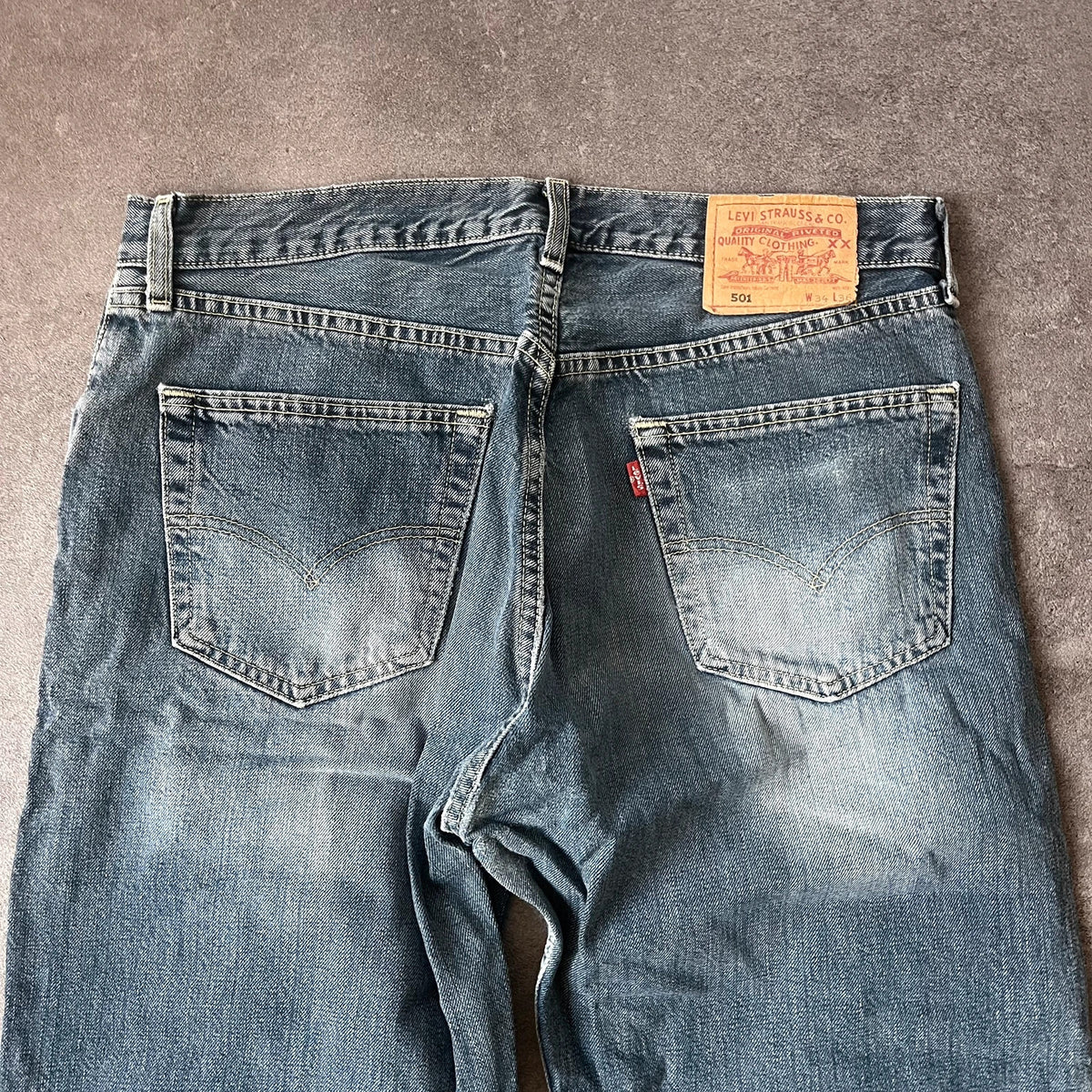 Vintage Levi's 501 Jeans Herren – Rückseite