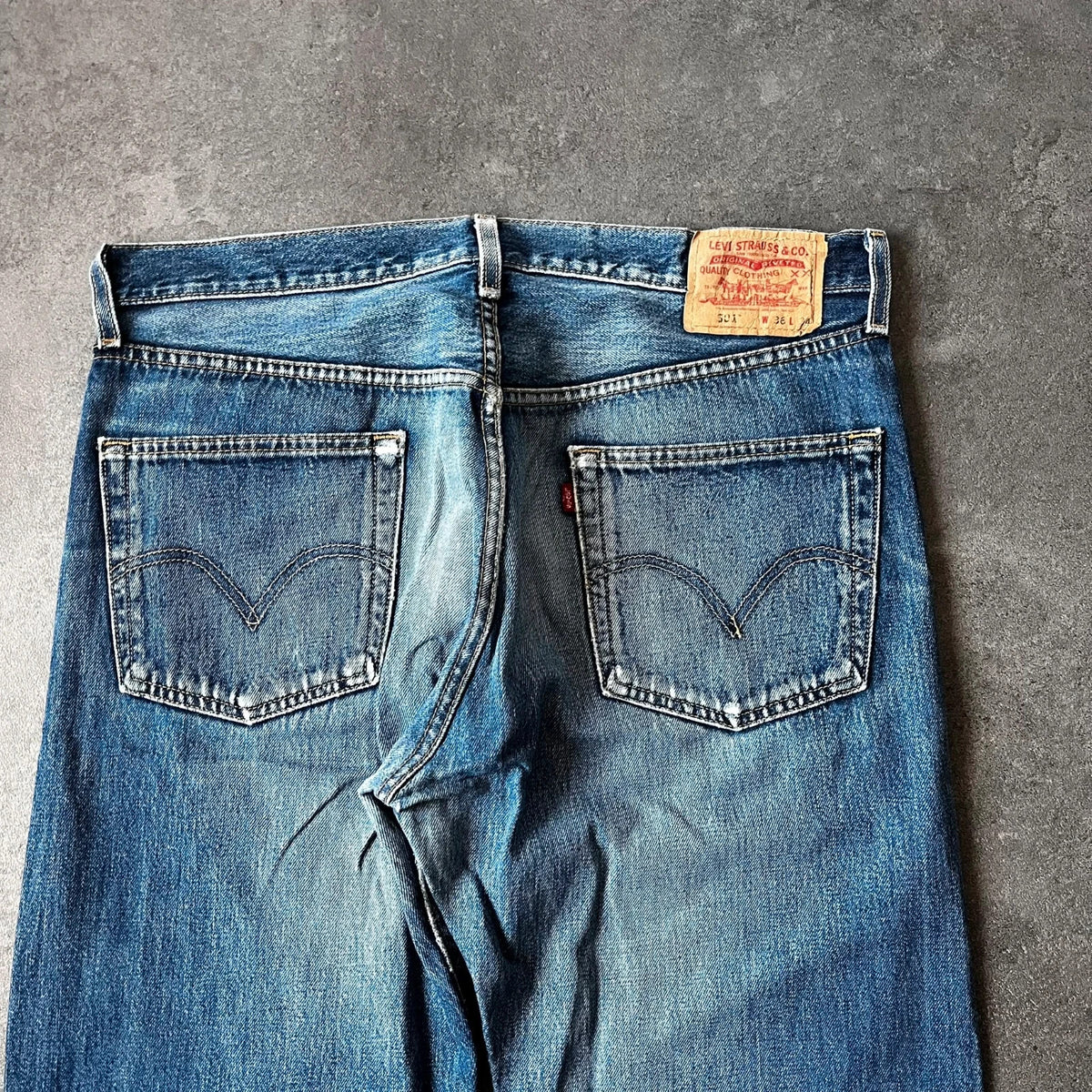Vintage Levi's 501 Jeans Herren Straight W36 L34 Blau 2000s, Bild 5